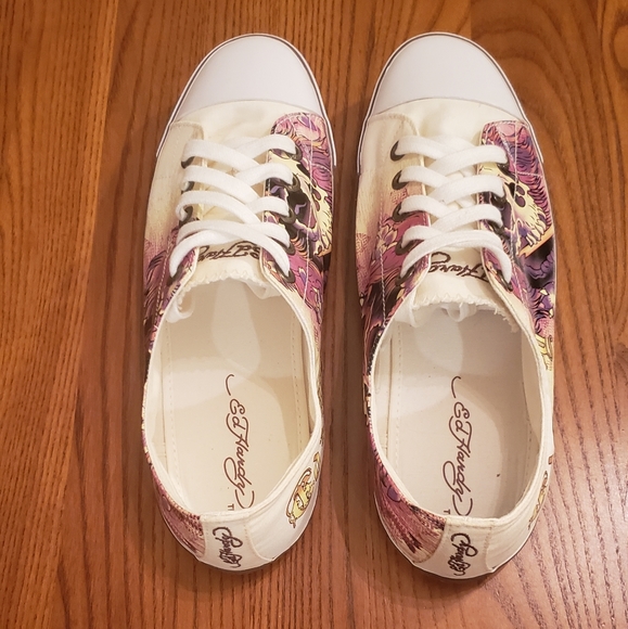 Ed Hardy sneakers, size 8 - Picture 2 of 10